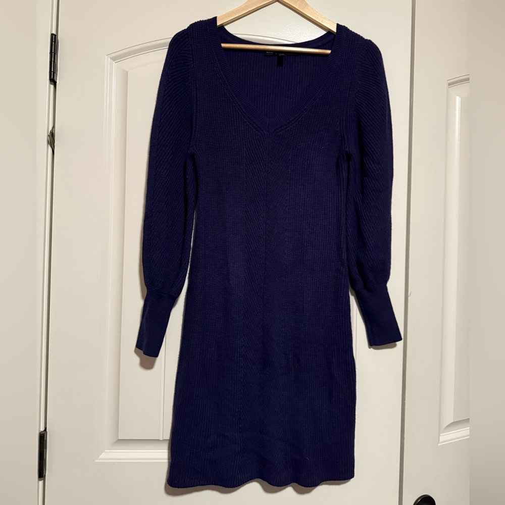 WHBM Navy Blue Knit Dress